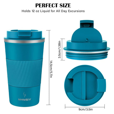 Straw‑hole lid design on the MOMSIV mug for straw sipping
