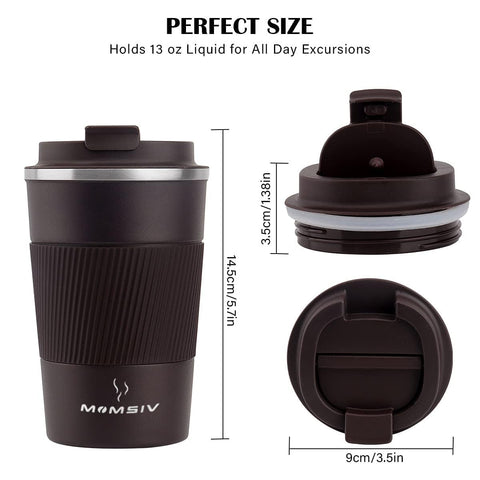 MOMSIV travel mug straw-hole lid enables straw or straight drinking.