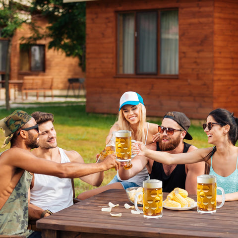 Momugs dishwasher-safe beer mug for easy cleanup after gatherings.