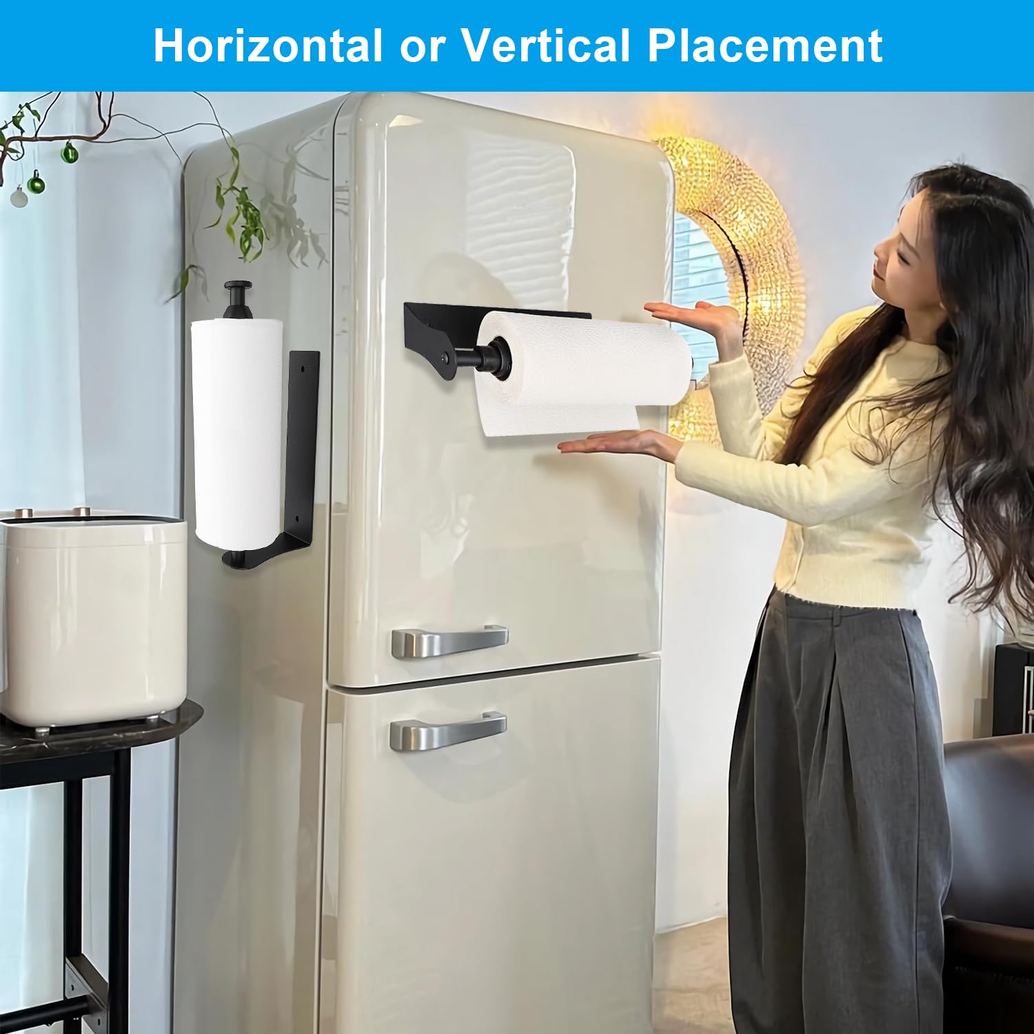 MONEER kitchen fridge mount keeps countertops clutter-free