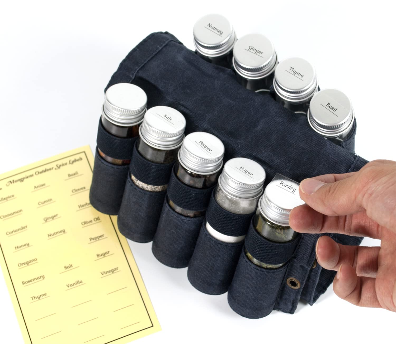 MONGPIENS silicone collapsible funnel makes pouring spice easier