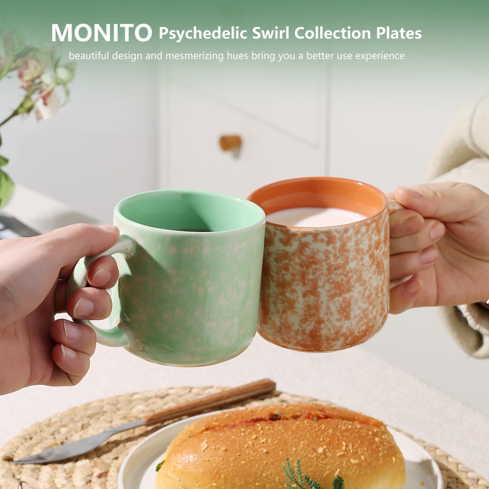 MONITO glaze is lead-free, supporting a healthy kitchen routine.