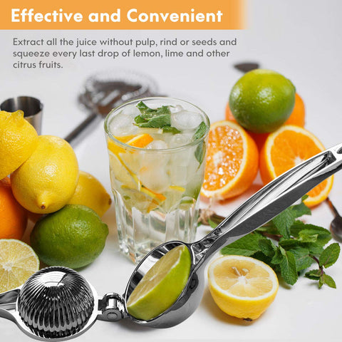 MONKKINO lemon squeezer ergonomic handle design reduces hand strain during juicing