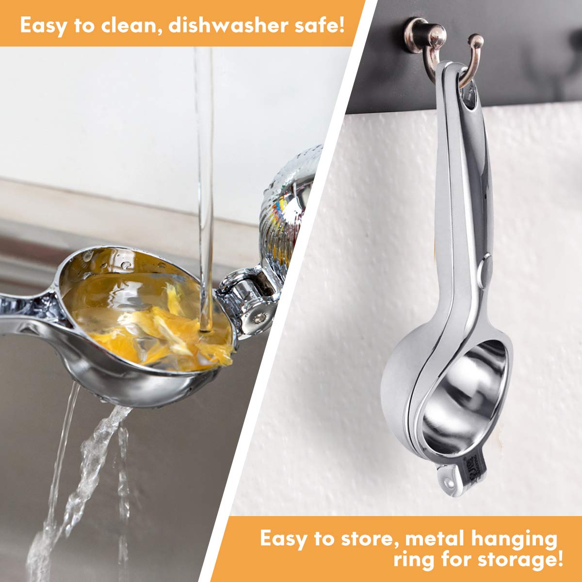 MONKKINO stainless steel lemon zester included for zesting and cooking