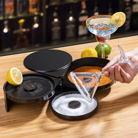 MONKKINO lime juice compartment helps wet rims for even adhesion of salts and sugars
