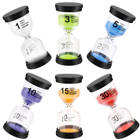 Monsin sand timer 1-minute multicolor for quick study sessions and focus