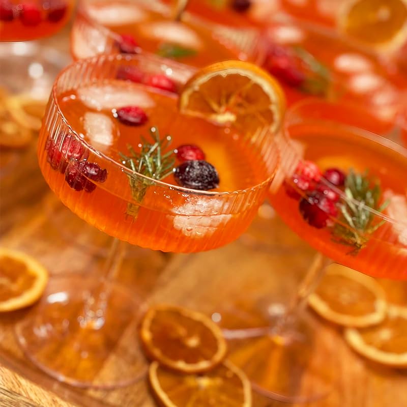 Montex dishwasher-safe glassware ensures easy post-party cleanup.