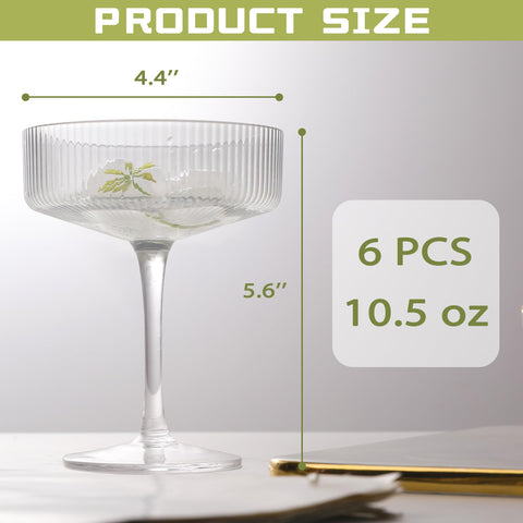 Montex martini glasses 10oz deliver crisp presentation for martinis