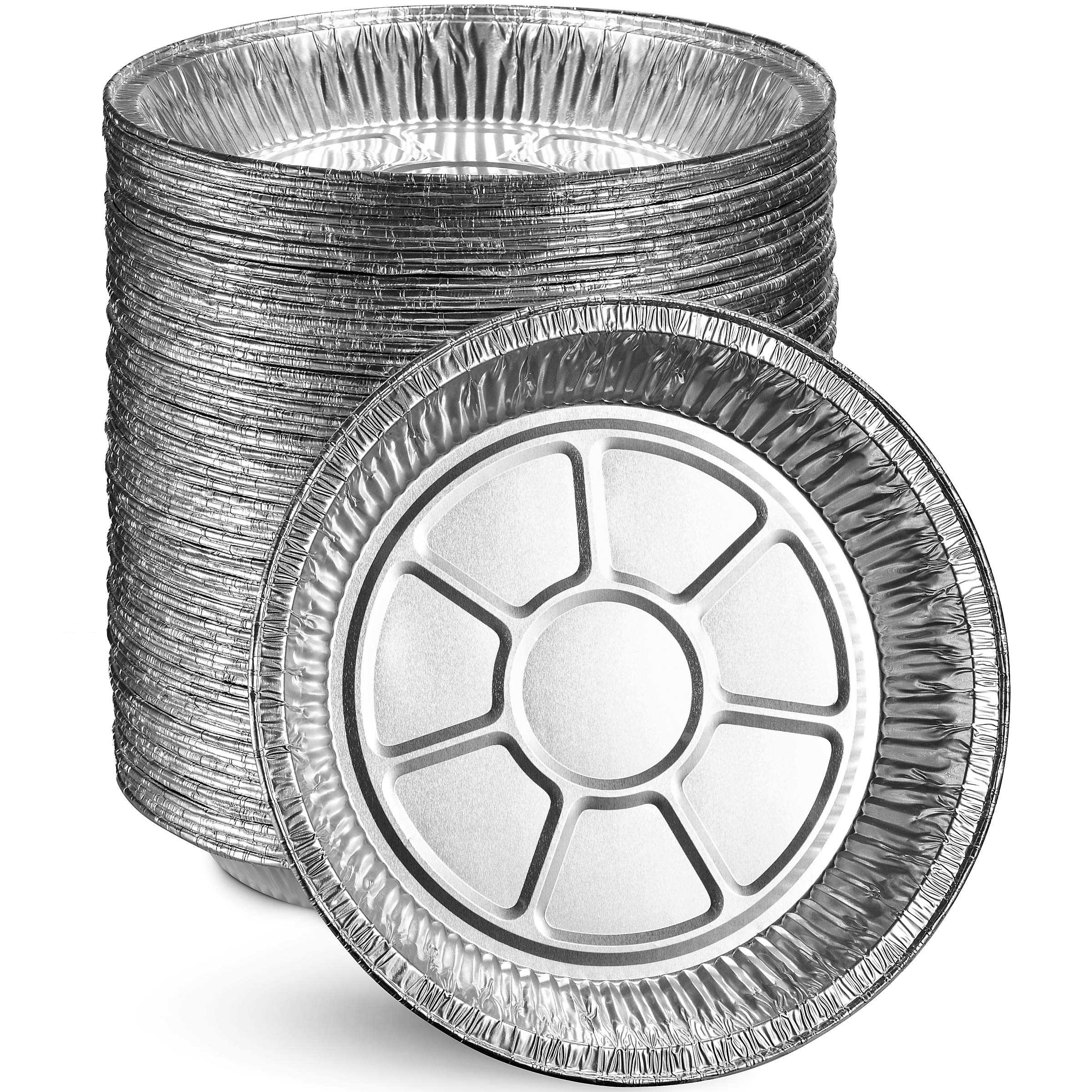 MontoPack 9” aluminum pie pan side view showing durable construction for baking and release