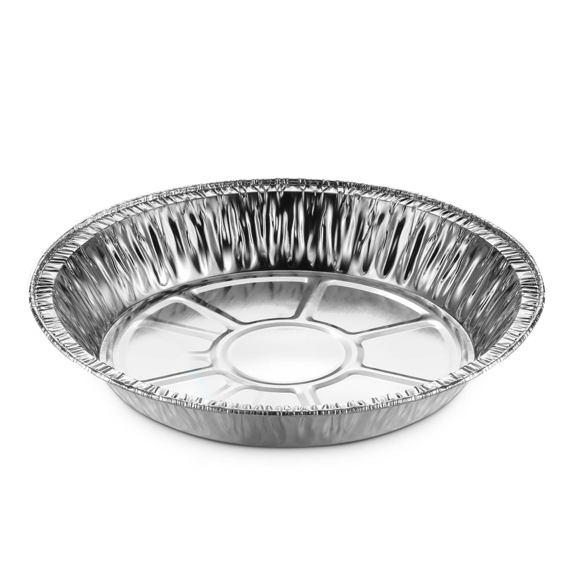 MontoPack angled-walls pie pan illustrating easy release and even baking