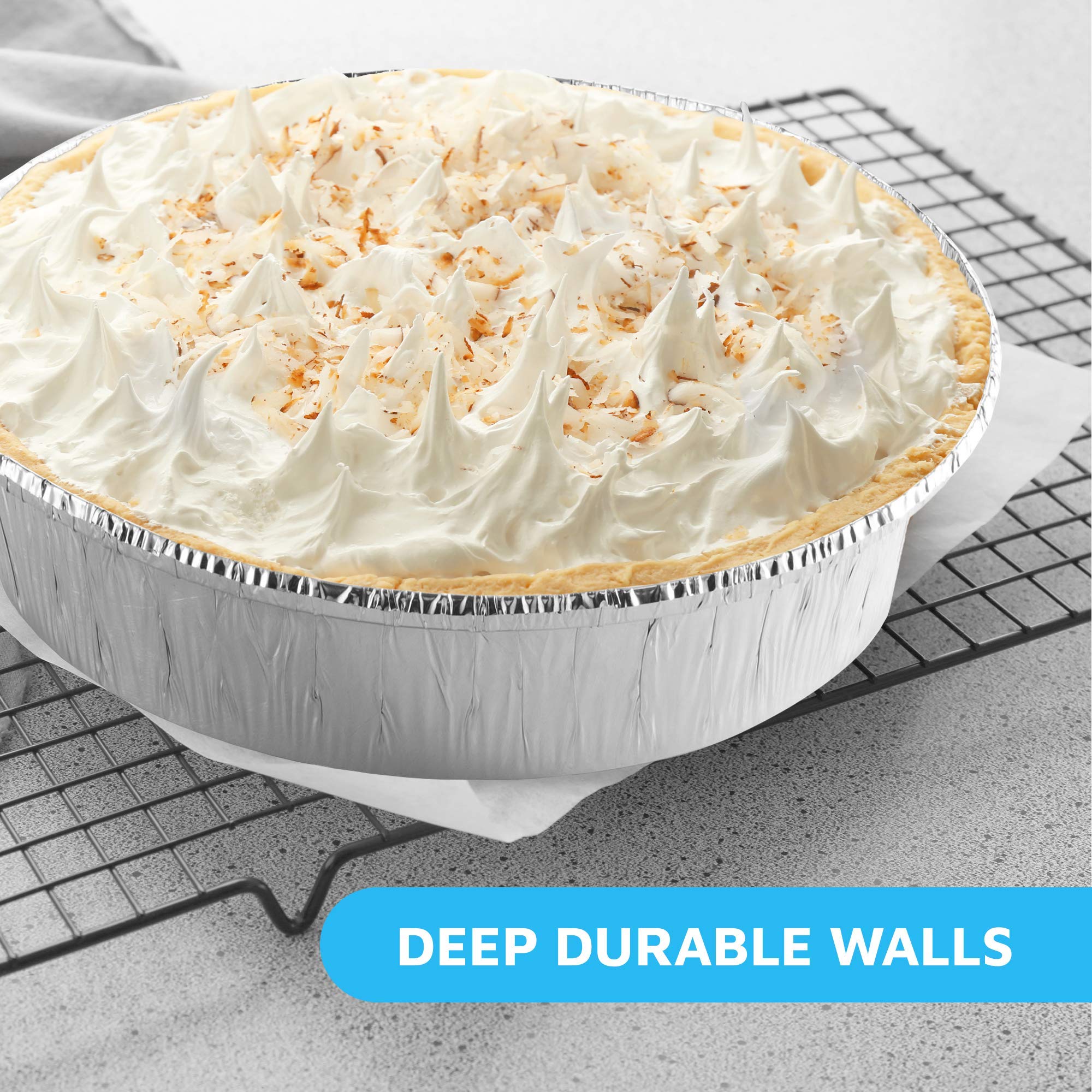 MontoPack oven-safe aluminum pans fit standard ovens for quick baking.