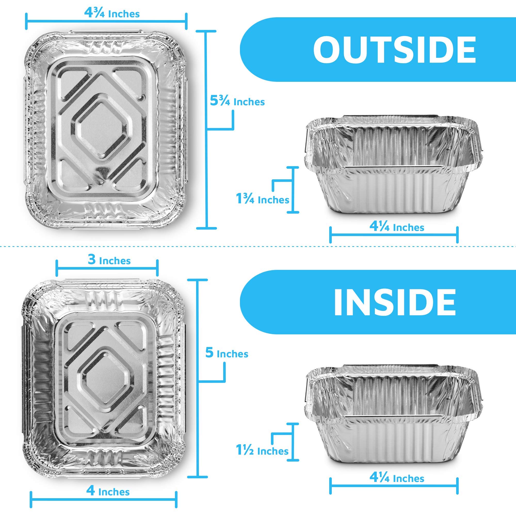 MontoPack takeout pans with lid on showing a strong freshness seal.