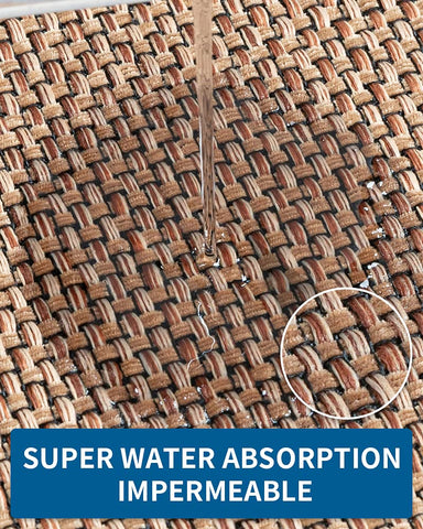 MontVoo washable kitchen rug being machine washed for easy refresh.