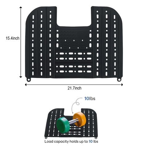 MONVIE silicone beauty mat closeup shows ridges that keep items from rolling.