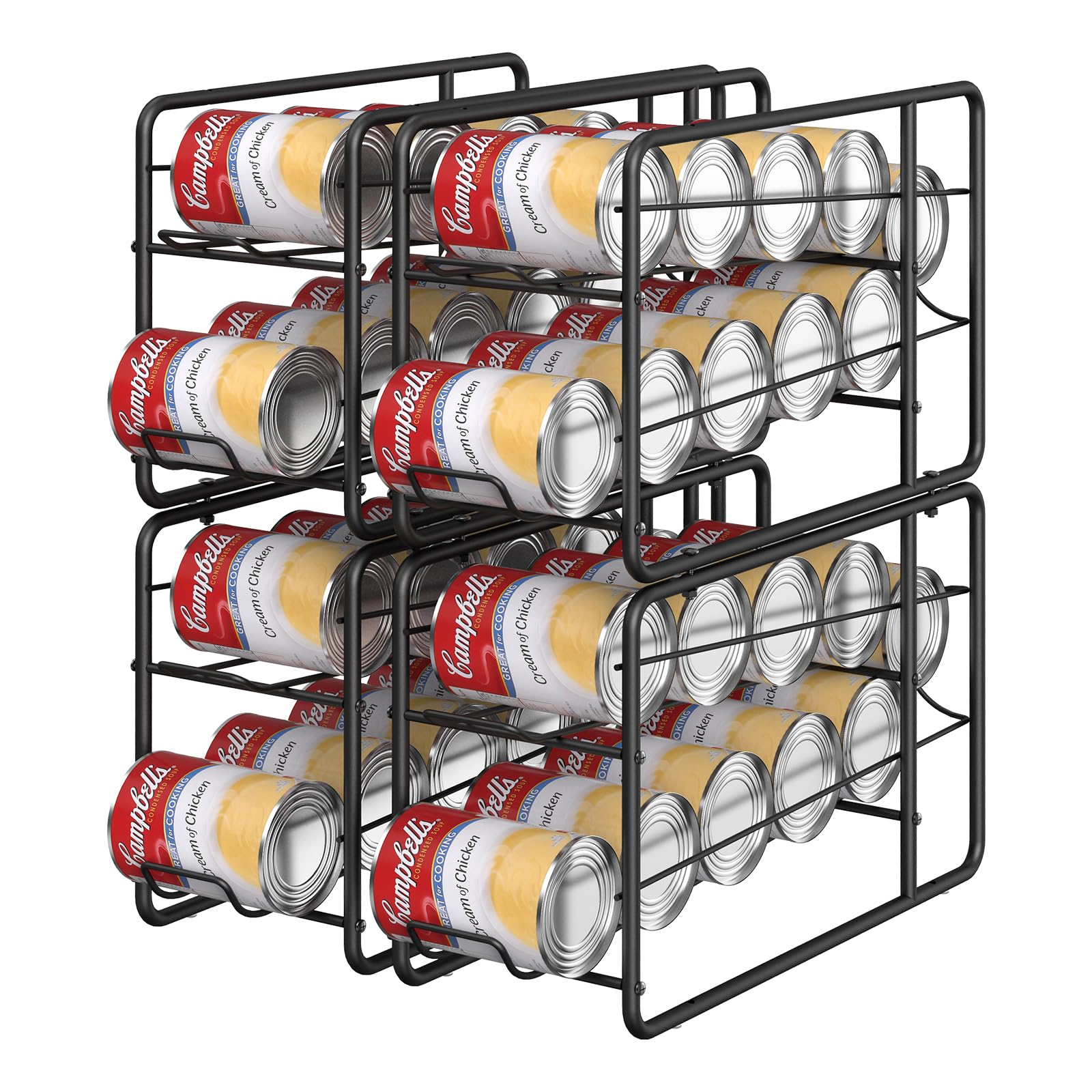 MOOACE non-slip pads stabilize the rack on counters