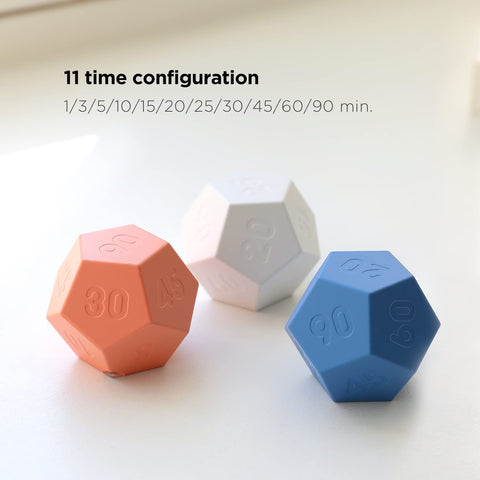 Mooas Dodecagon Time Ball blue side profile for portable timer
