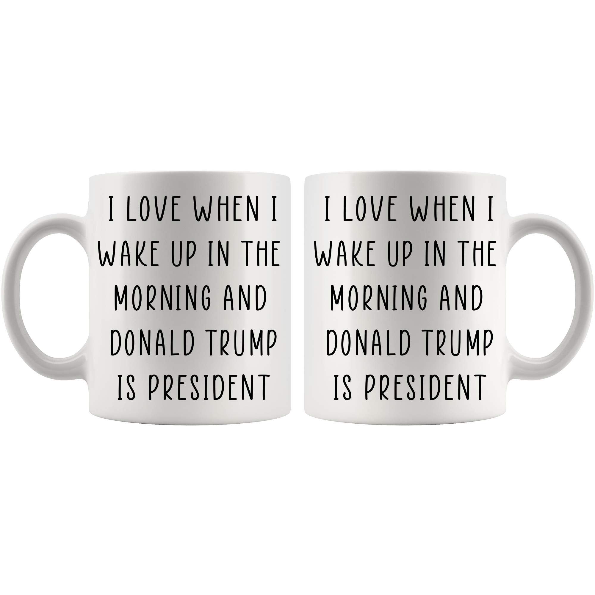 Moon9xx Trump mug microwave-dishwasher-safe for easy cleanup.