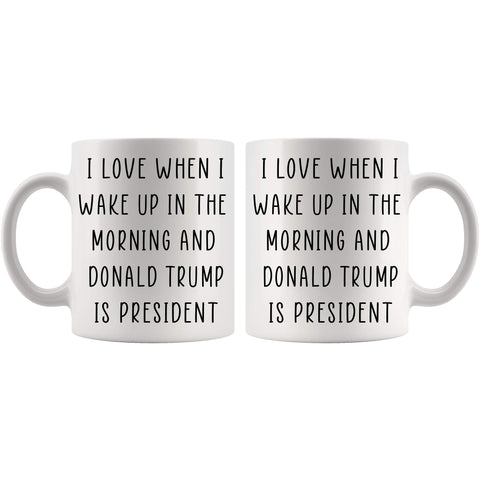 Moon9xx Trump mug microwave-dishwasher-safe for easy cleanup.