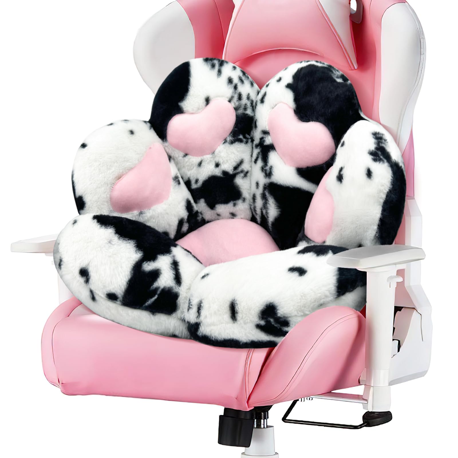 MOONBEEKI Cat Paw Cushion Chair front view shows plush seating for gaming