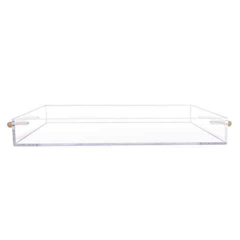 Moonlit Pond bathroom decor tray adds elegance while storing essentials.