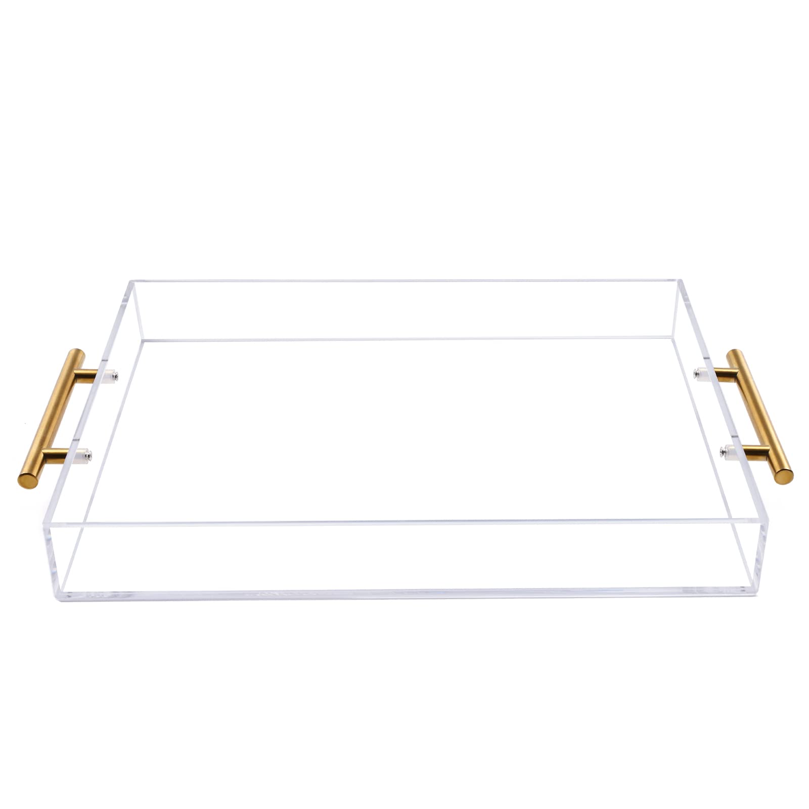 Moonlit Pond clear acrylic tray used for multifunctional home organization.