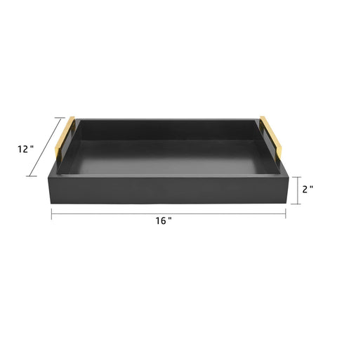 Moonlit Pond bathroom tray holds toiletries neatly within reach.