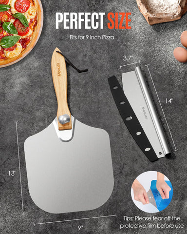 Mooues durable aluminum pizza peel designed for longevity