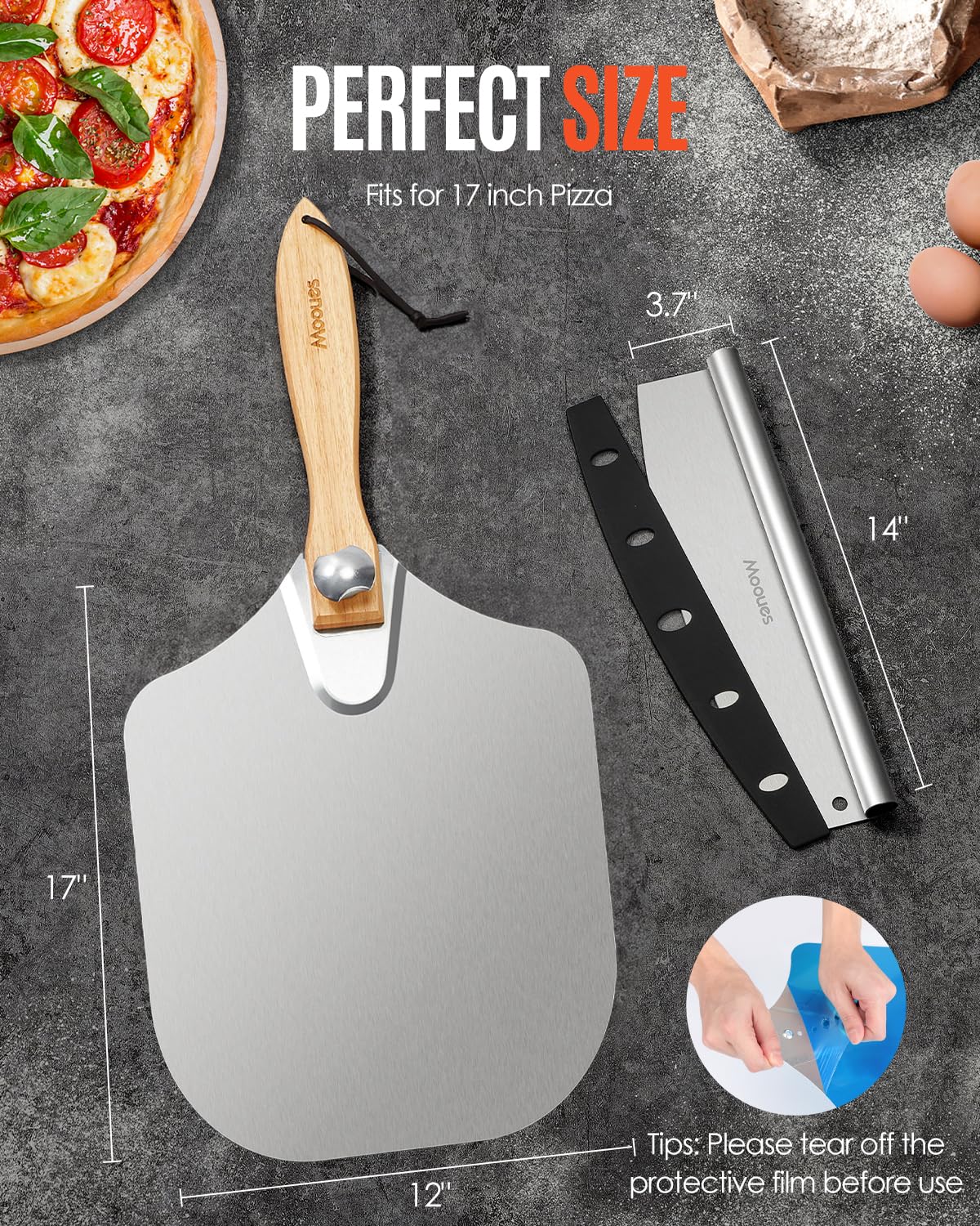 Mooues storage bag included keeps paddle organized.