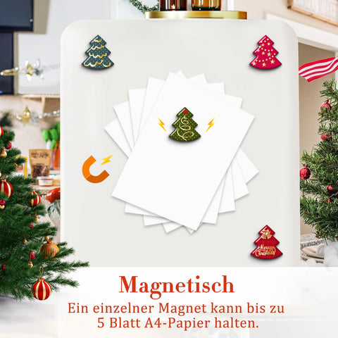 MORCART festive magnets brighten notes and recipes on metal surfaces