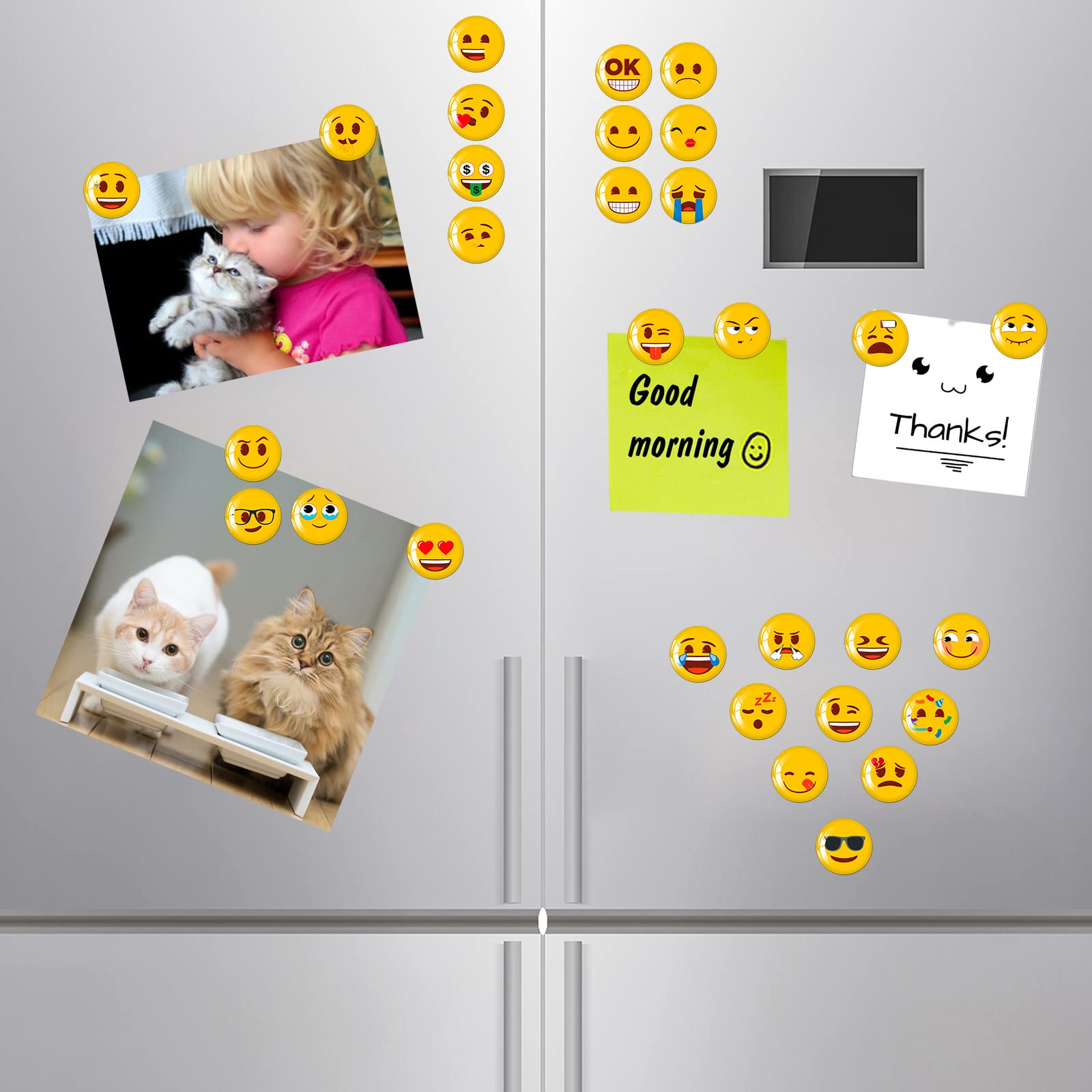 MORCART emoji magnets for classroom decor create friendly, engaging learning prompts.