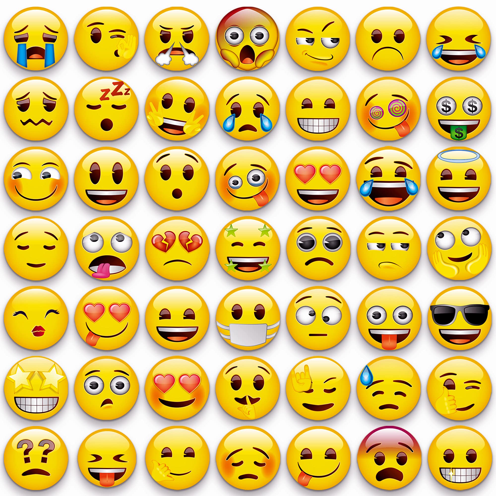 MORCART emoji magnets on fridge collection brighten the kitchen with playful expressions