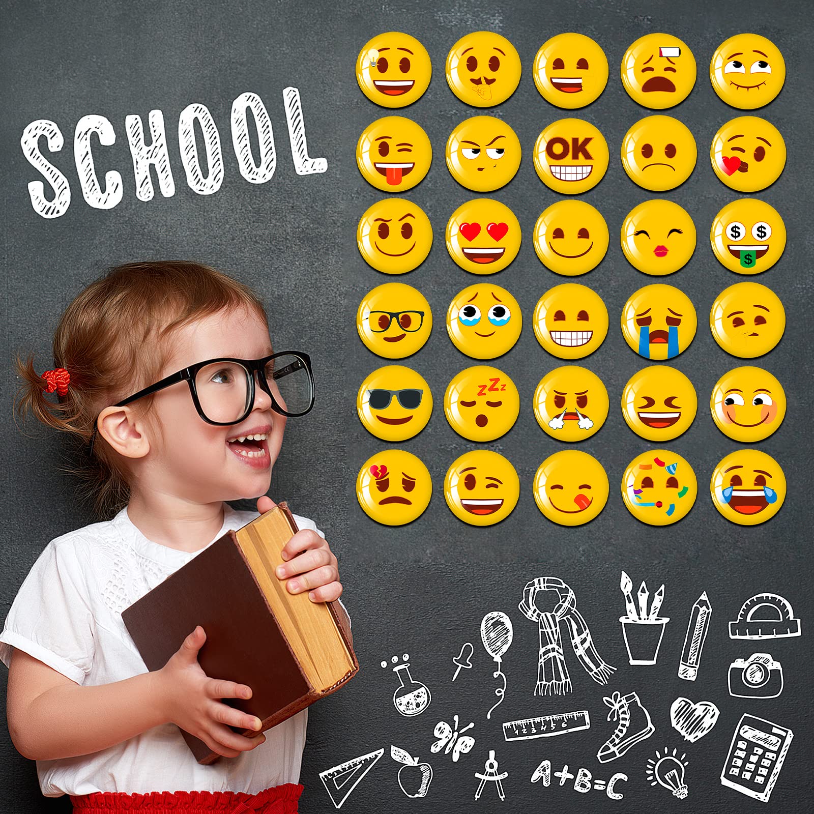 MORCART emoji magnets gift set brings cheerful vibes to celebrations.