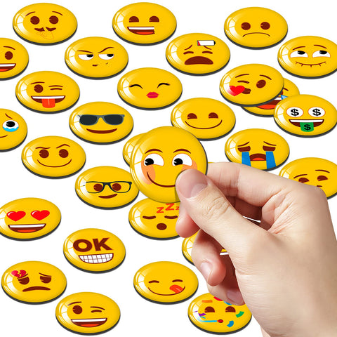 MORCART emoji magnets decorate lockers with fun icons for quick visual cues.