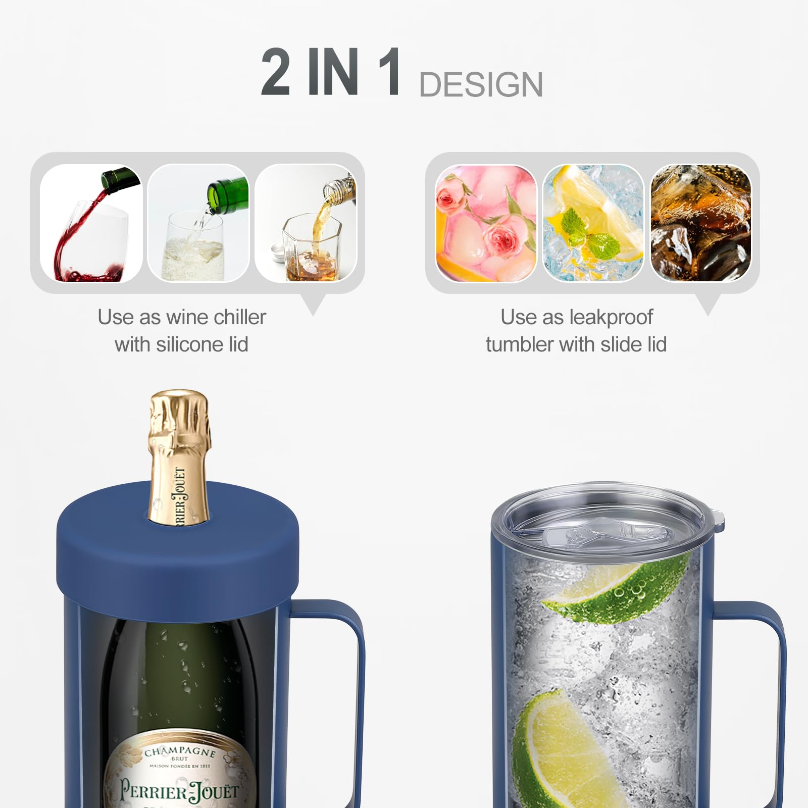 MoreFeel leak-proof lid with vacuum seal prevents spills while pouring.