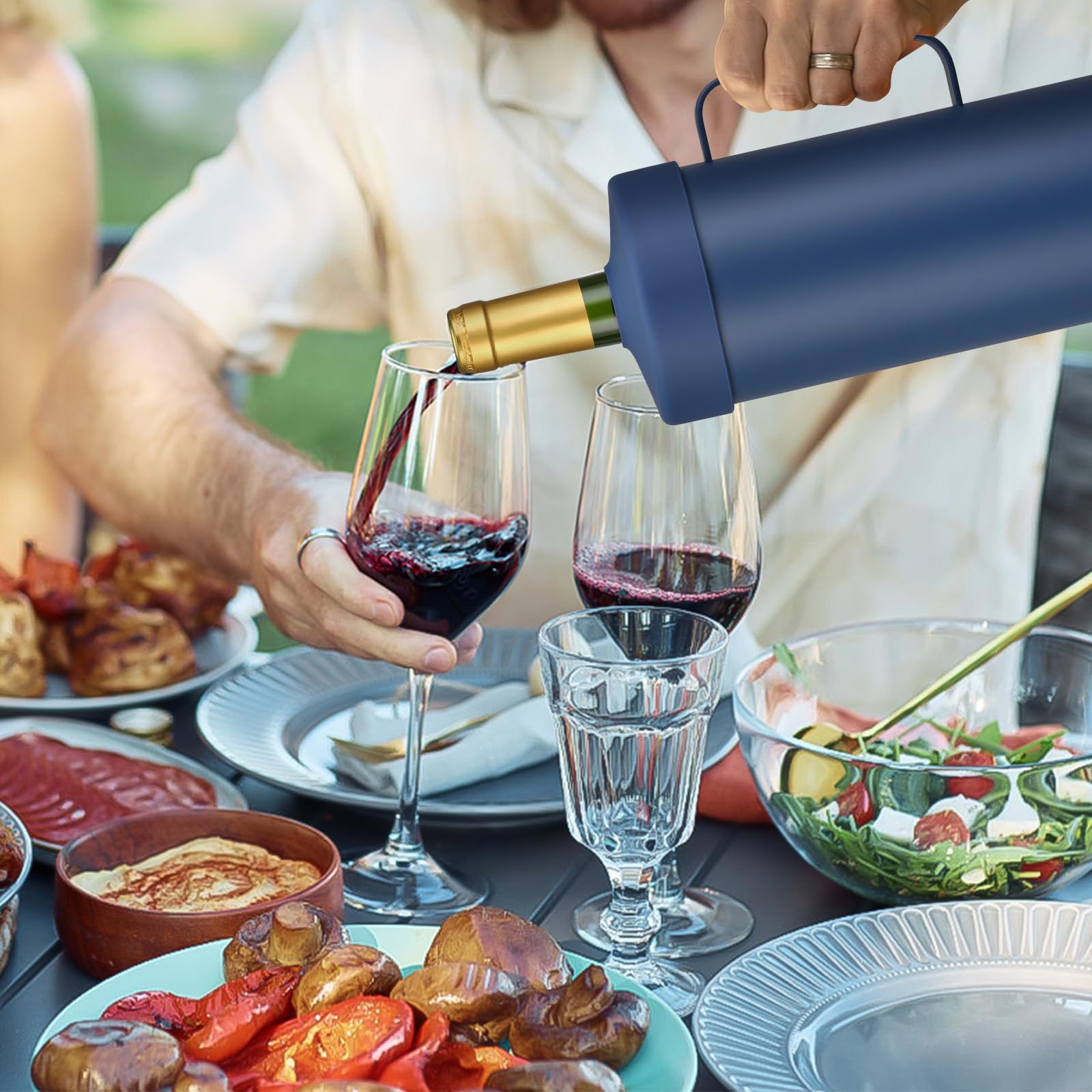 MoreFeel perfect for outdoor picnics with chilled bottles.