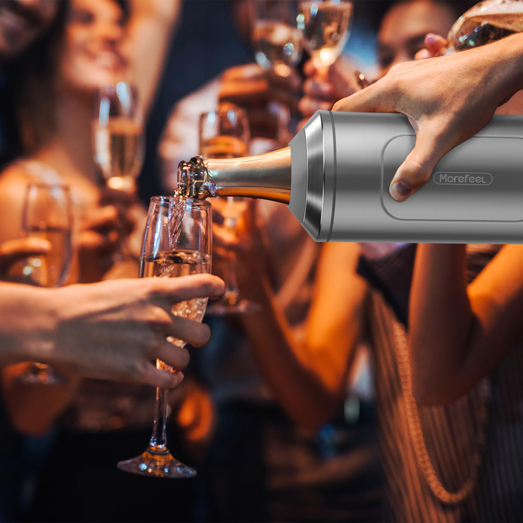 MoreFeel wine chiller portable for picnics and beach outings