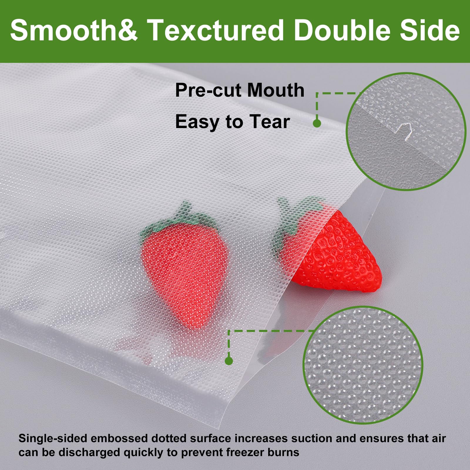 Moretoes BPA-free, food-grade bags for safe raw and cooked foods