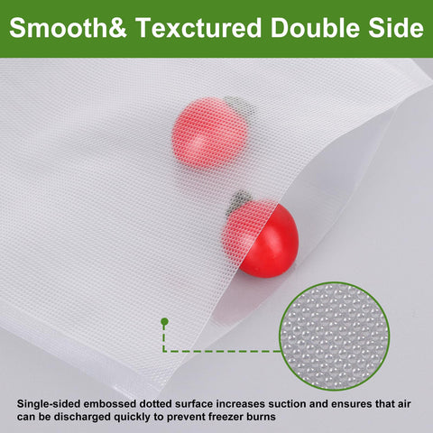 Moretoes BPA-free vacuum bags highlighting safe storage for raw and cooked foods.
