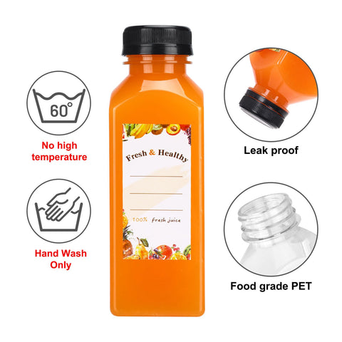 Moretoes bulk packaging shows clear reusable bottles with caps.