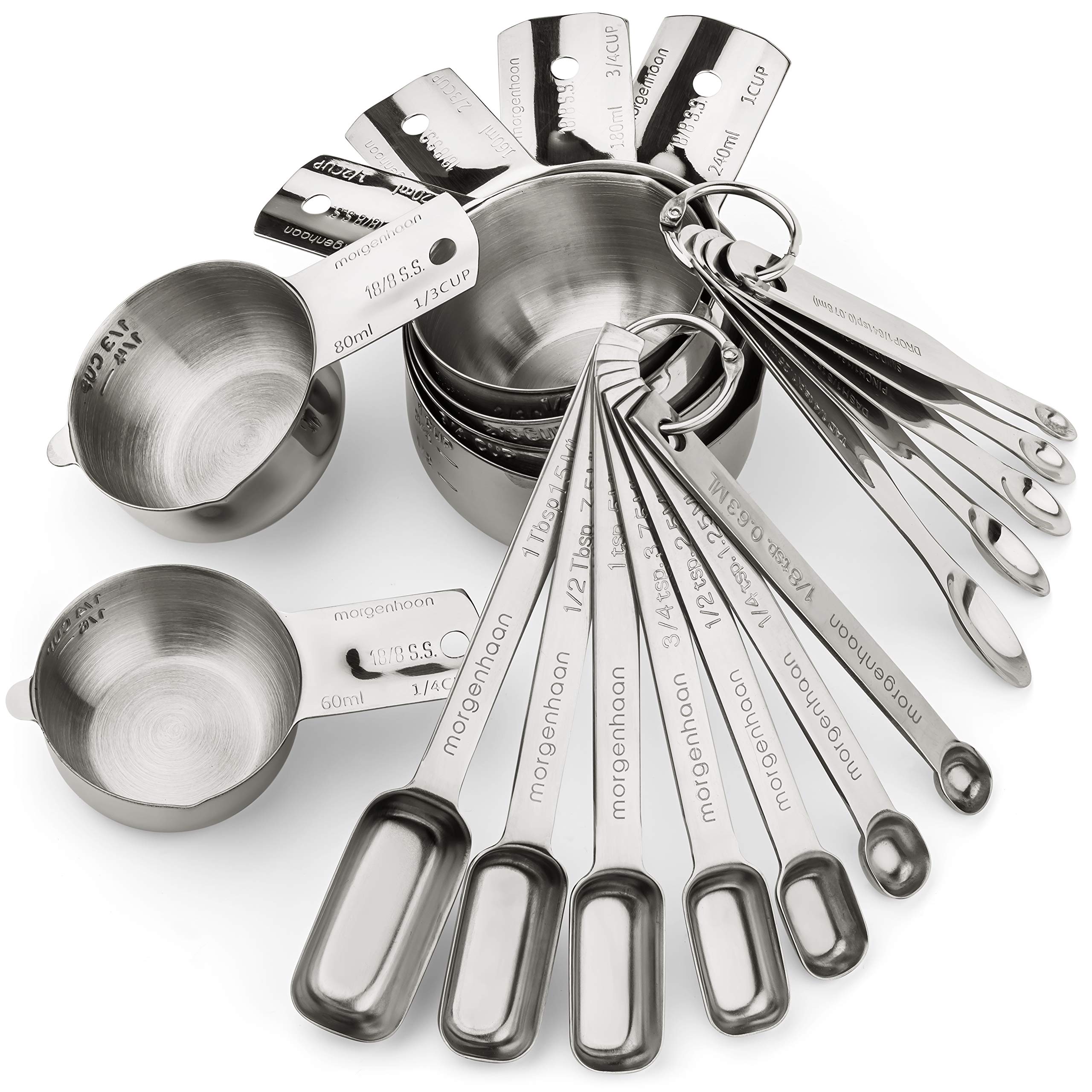 Morgenhaan closeup of brushed stainless steel finish and quality construction.