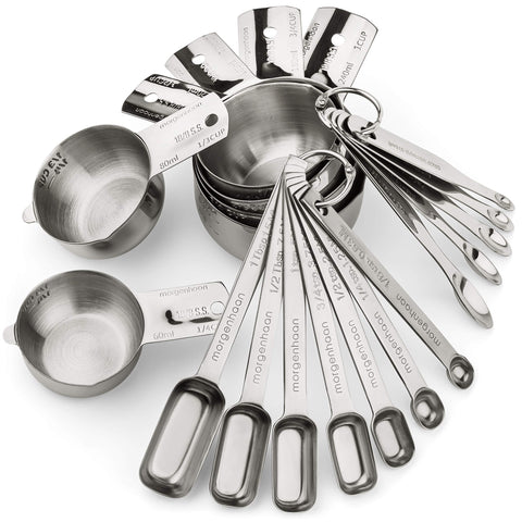 Morgenhaan closeup of brushed stainless steel finish and quality construction.
