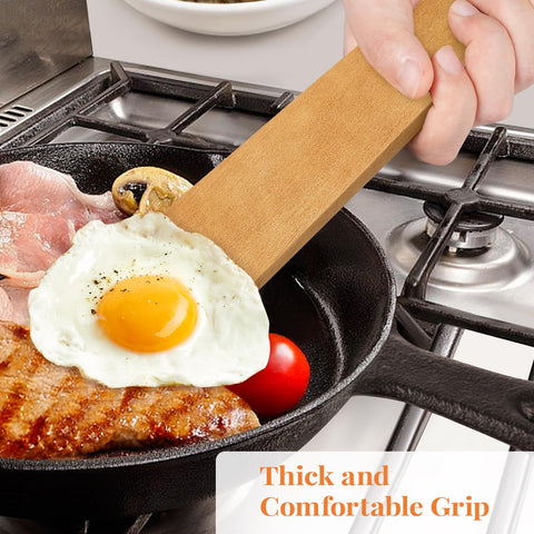 MORGLES extended-handle spatula keeps hands away from heat during cooking