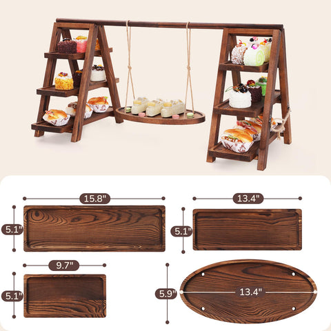 MORITECK rustic pine with torch finish adds warm natural detail.