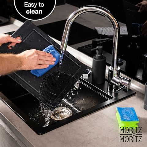 Moritz & Moritz cutting-board is dishwasher safe for effortless cleanup