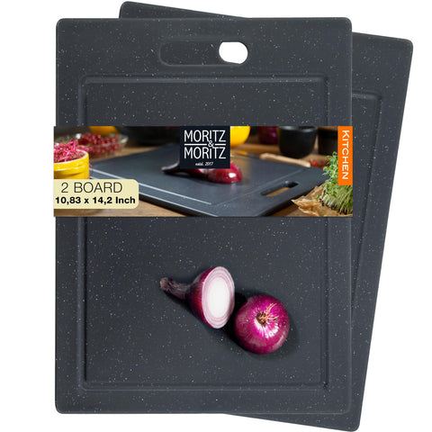 Moritz & Moritz cutting-board set with granite-look finish for spacious prep