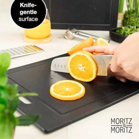 Moritz & Moritz cutting-board set doubles as a stylish serving platter