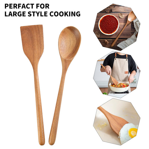 MornHalo versatile spoon for mashing, stirring, and tasting in large batches.