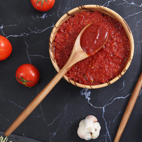 MornHalo smooth finish wooden utensils, elegant look with scratch-free performance.