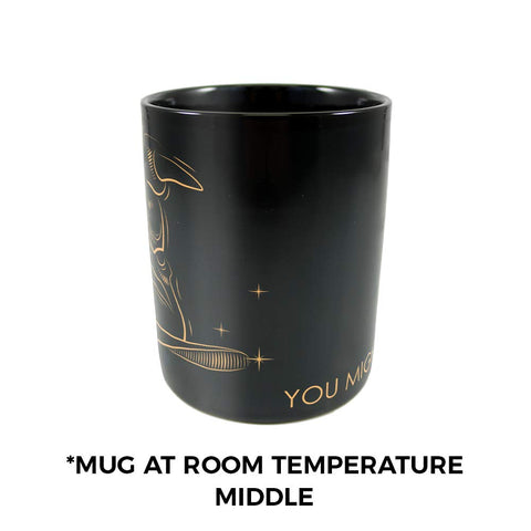 Morphing Mugs desk display shot showcases this fandom-inspired kitchenware.