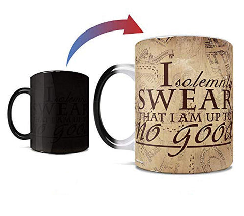 Morphing Mugs Harry Potter mug reveals Marauder's Map with heat for magical coffee moments